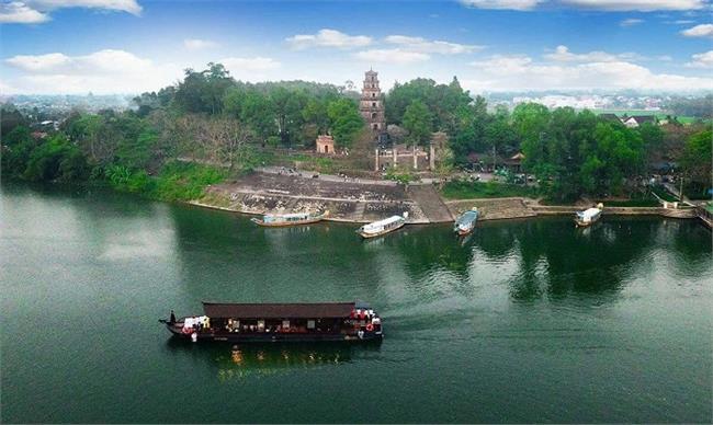 A boat excursion on the Perfume River